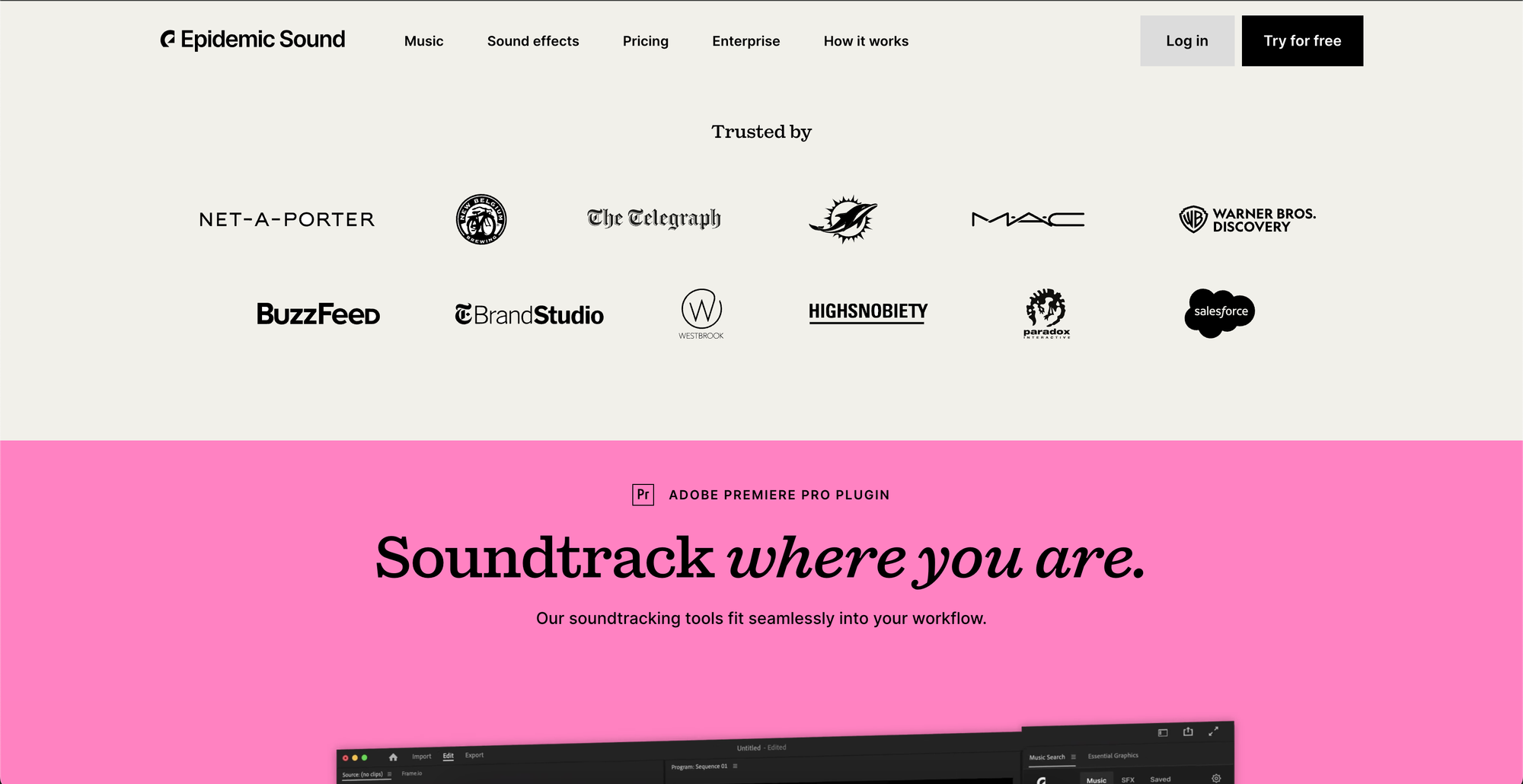 Epidemic Sound's Website Makeover: Fresh, Fun, and User-Friendly