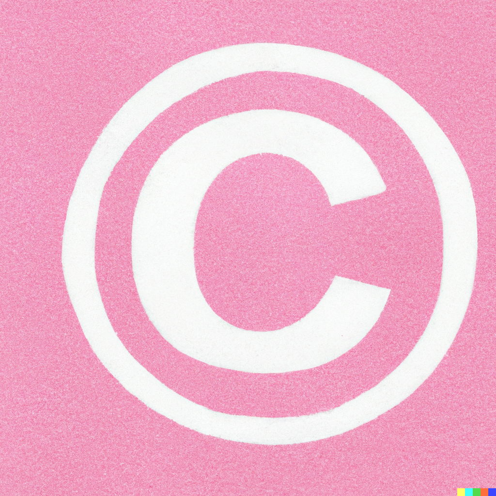 Copyright Free Music vs. Royalty Free Music: What's the Difference? - AI-generated copyright sign. 
