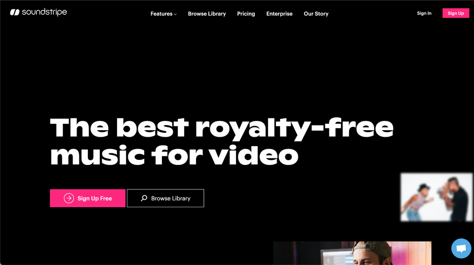 Royalty-free music provider Soundstripe releases their new design! 