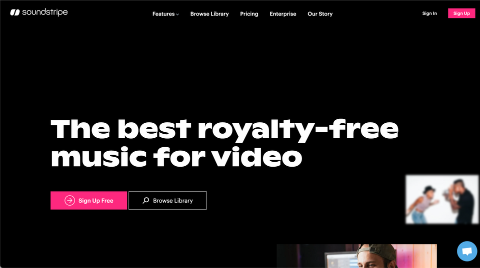 Royalty-free music provider Soundstripe releases their new design!